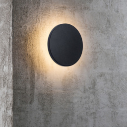 Nordlux Artego Black Round Wall Light - Size: 0 x 15 x 0cm - Wilko - thumbnail 3