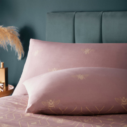 furn. Bee Deco Single Blush Duvet Set - Pink - Wilko - thumbnail 3