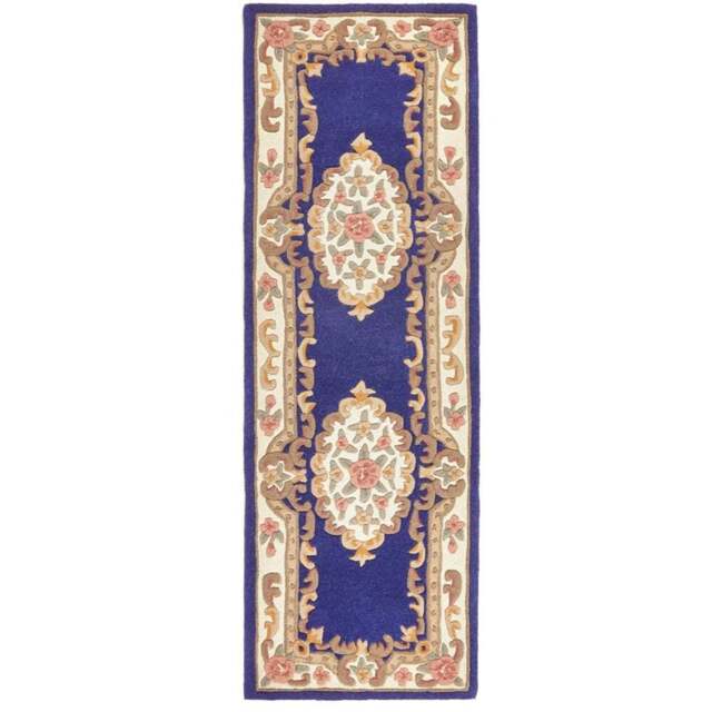 Origins Shensi Navy Runner 67 x 210cm - Blue - Origins Rugs - Wilko - image 1