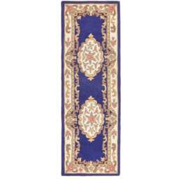 Origins Shensi Navy Runner 67 x 210cm - Blue - Origins Rugs - Wilko - thumbnail 1