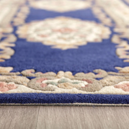 Origins Shensi Navy Runner 67 x 210cm - Blue - Origins Rugs - Wilko - thumbnail 6