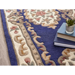 Origins Shensi Navy Runner 67 x 210cm - Blue - Origins Rugs - Wilko - thumbnail 7