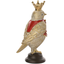 The Seasonal Gift Co Regal Tidings Royal Red Robin Christmas Decoration 14cm - Size: 14 x 8 x 6cm - The Seasonal Gift Co. - Wilko - thumbnail 4