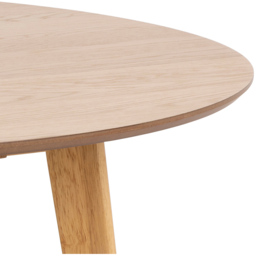 Florence Roxby Round Dining Table Oak - Brown - Furniture To Go - Wilko - thumbnail 6