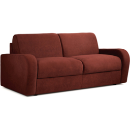 Jay-Be Deco 3 Seater Brushed Twill Burnt Amber Sofa Bed with e-Sprung Mattress - Orange - Wilko - thumbnail 3