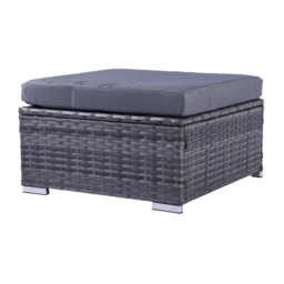 Outdoor Living Dunham Rattan 4 Seater Garden Dining Set Grey - Wilko - thumbnail 6