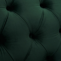 Home Detail Mayfair Green Velvet Curved Sofa Chair - Size: Single - Wilko - thumbnail 7
