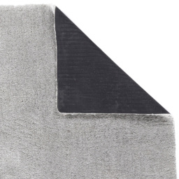 My Luxe Silver Rug 60 x 100cm - Size: 60 x 100 x 6cm - Grey - Wilko - thumbnail 3