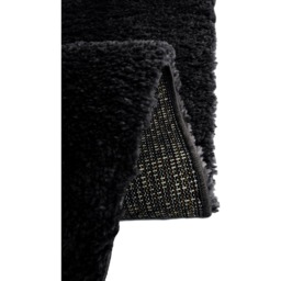Homemaker Black Snug Plain Shaggy Rug 160 x 230cm - Wilko - thumbnail 4