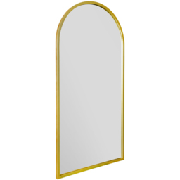 MirrorOutlet The Arcus Gold Framed Arched Leaner and Wall Garden Mirror 140 x 70cm - Size: 140 x 70 x 3cm - Wilko - thumbnail 4