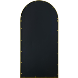 MirrorOutlet The Arcus Gold Framed Arched Leaner and Wall Garden Mirror 140 x 70cm - Size: 140 x 70 x 3cm - Wilko - thumbnail 5