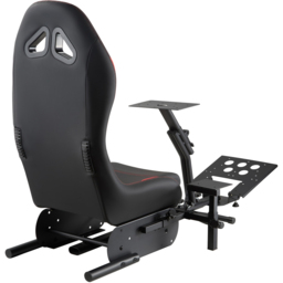 TTAP Nurburg Black and Red Faux Leather Racing Gaming Chair - Size: 99.5 x 157.5 x 70cm - Wilko - thumbnail 7