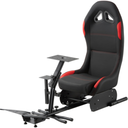 TTAP Nurburg Black and Red Faux Leather Racing Gaming Chair - Size: 99.5 x 157.5 x 70cm - Wilko - thumbnail 4
