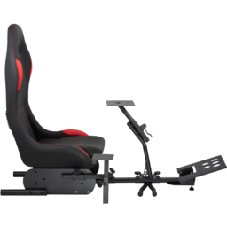 TTAP Nurburg Black and Red Faux Leather Racing Gaming Chair - Size: 99.5 x 157.5 x 70cm - Wilko - thumbnail 6