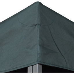 Outsunny 3 x 3m Charcoal Grey 2 Tier Gazebo Top Cover Replacement Canopy - Wilko - thumbnail 3