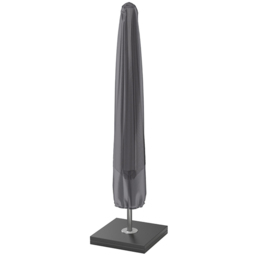Platinum AeroCover Waterproof Centre Pole Parasol Cover 215 x 40 x 40cm - Grey - Wilko - thumbnail 1