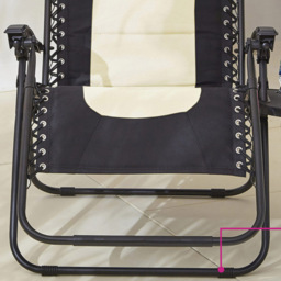 Neo Set of 2 XL Cream Zero Gravity Sun Loungers - Size: 1 Seater - Wilko - thumbnail 5