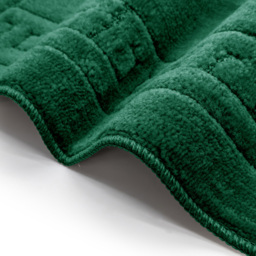 Velosso Greek Key Emerald Bath Mat Set - Green - Wilko - thumbnail 5