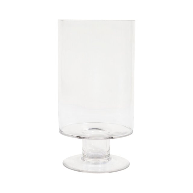 Transparent Glass Hurricane Clear - Wilko - image 1
