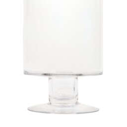 Transparent Glass Hurricane Clear - Wilko - thumbnail 3