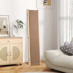 Costway 3 Panel Natural Room Divider with Storage Bags - Size: 170 x 2 x 120cm - n/a - Wilko - thumbnail 4