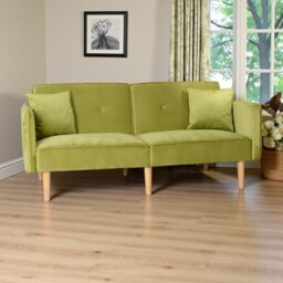 Elisa Sofa Bed - Green - Wilko