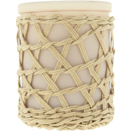 French Connection Bamboo Collection Bergamot and Jasmine Scented Candle - Size: 9.3 x 7.6 x 6.8cm - n/a - Wilko