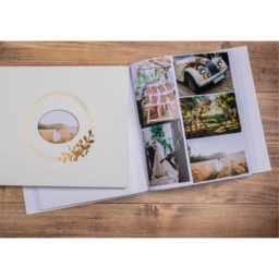 Exacompta White Photo Album 60 Sheets 100 Photos - Size: 4.7 x 30.3 x 32.8cm - Wilko - thumbnail 3