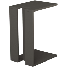 Decortie Muju Anthracite C Shape Side Table - Size: 57 x 30 x 40cm - Black - Wilko - thumbnail 3
