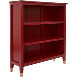 Palazzi 3 Shelves Red Bookcase - Size: 3 Shelf - Wilko - thumbnail 3
