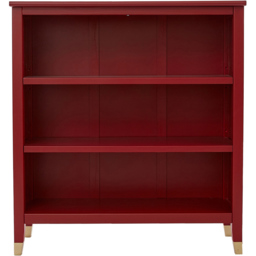 Palazzi 3 Shelves Red Bookcase - Size: 3 Shelf - Wilko - thumbnail 4