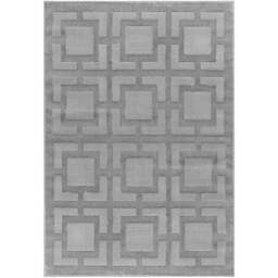 Desire Rugs Vellure Grey Metallic Sheen Maze Design Rug 60 x 220cm - Size: 220 x 60 x 1.1cm - Wilko - thumbnail 1