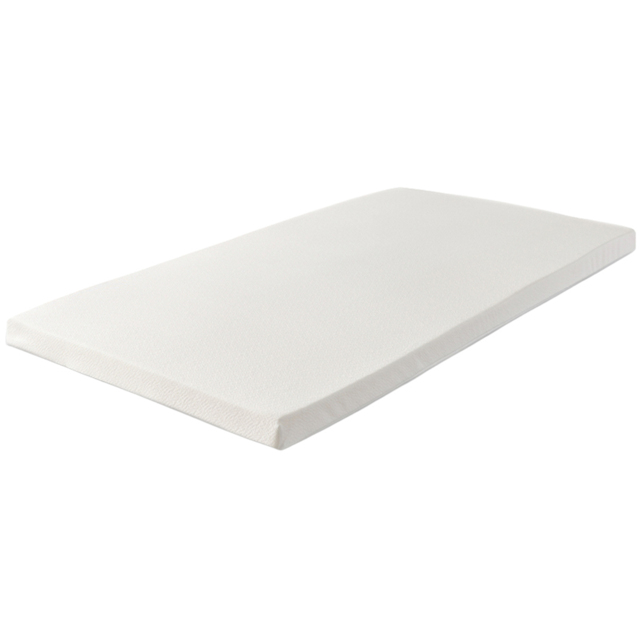 Starlight Beds Single Memory Foam Mattress Topper with Elastic Straps 3 inch - White - Wilko - image 1