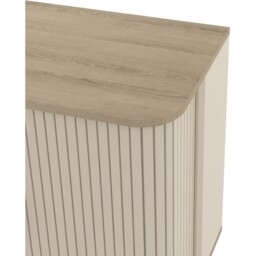 Mateo Sliding Door Sideboard Cream - Wilko - thumbnail 2