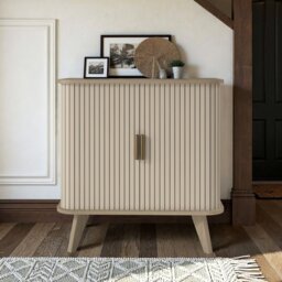 Mateo Sliding Door Sideboard Cream - Wilko