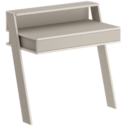 FWStyle Cowork Single Drawer Single Shelf Sandstone Wall Mounted Desk - Size: 91 x 94 x 50cm - Cream - Wilko - thumbnail 3