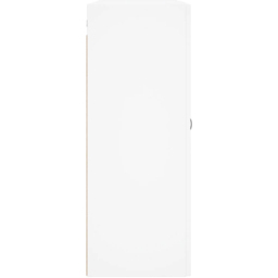 vidaXL 2 Door White Wall Mounted Cabinet - Size: 90 x 69.5 x 34cm - Wilko - thumbnail 7
