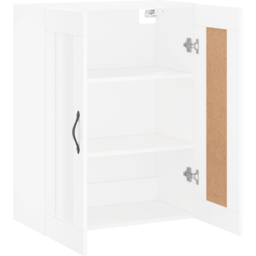 vidaXL 2 Door White Wall Mounted Cabinet - Size: 90 x 69.5 x 34cm - Wilko - thumbnail 5