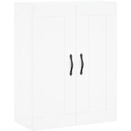vidaXL 2 Door White Wall Mounted Cabinet - Size: 90 x 69.5 x 34cm - Wilko - thumbnail 3