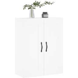 vidaXL 2 Door White Wall Mounted Cabinet - Size: 90 x 69.5 x 34cm - Wilko - thumbnail 4