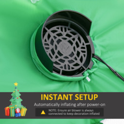 Everglow Green Inflatable Christmas Tree with LED 4.9ft - Size: 5ft - Wilko - thumbnail 7