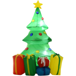 Everglow Green Inflatable Christmas Tree with LED 4.9ft - Size: 5ft - Wilko - thumbnail 3
