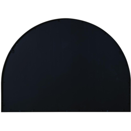 MirrorOutlet The Arcus Black Framed Arched Garden Wall Mirror 125 x 90cm - Size: 125 x 90 x 3cm - Wilko - thumbnail 5