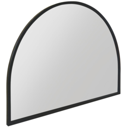 MirrorOutlet The Arcus Black Framed Arched Garden Wall Mirror 125 x 90cm - Size: 125 x 90 x 3cm - Wilko - thumbnail 4