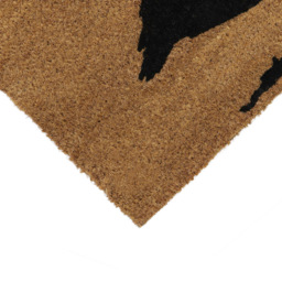 JVL Quackers Duck Latex Coir Door Mat 40 x 70cm - Brown - JVL Homewares - Wilko - thumbnail 5