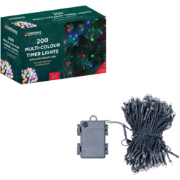 The Christmas Workshop 200 LED Multicolour String Light - Wilko - thumbnail 4