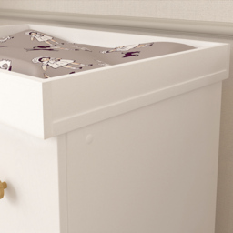 Shefa 888 3 Drawer White Kids Changing Dresser - Size: 92 x 80 x 50cm - Wilko - thumbnail 3
