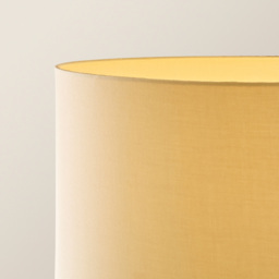 ValueLights Charlie Cream Drum Shade White Floor Lamp and Bulb - Size: 148 x 45 x 45cm - Wilko - thumbnail 4