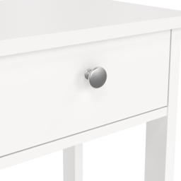 Florence Madrid Single Drawer White Bedside Table - Furniture To Go - Wilko - thumbnail 7