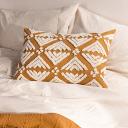 Yard Taya Gold Tufted Cushion - Size: 60 x 40 cm - Yard Living - Wilko - thumbnail 3
